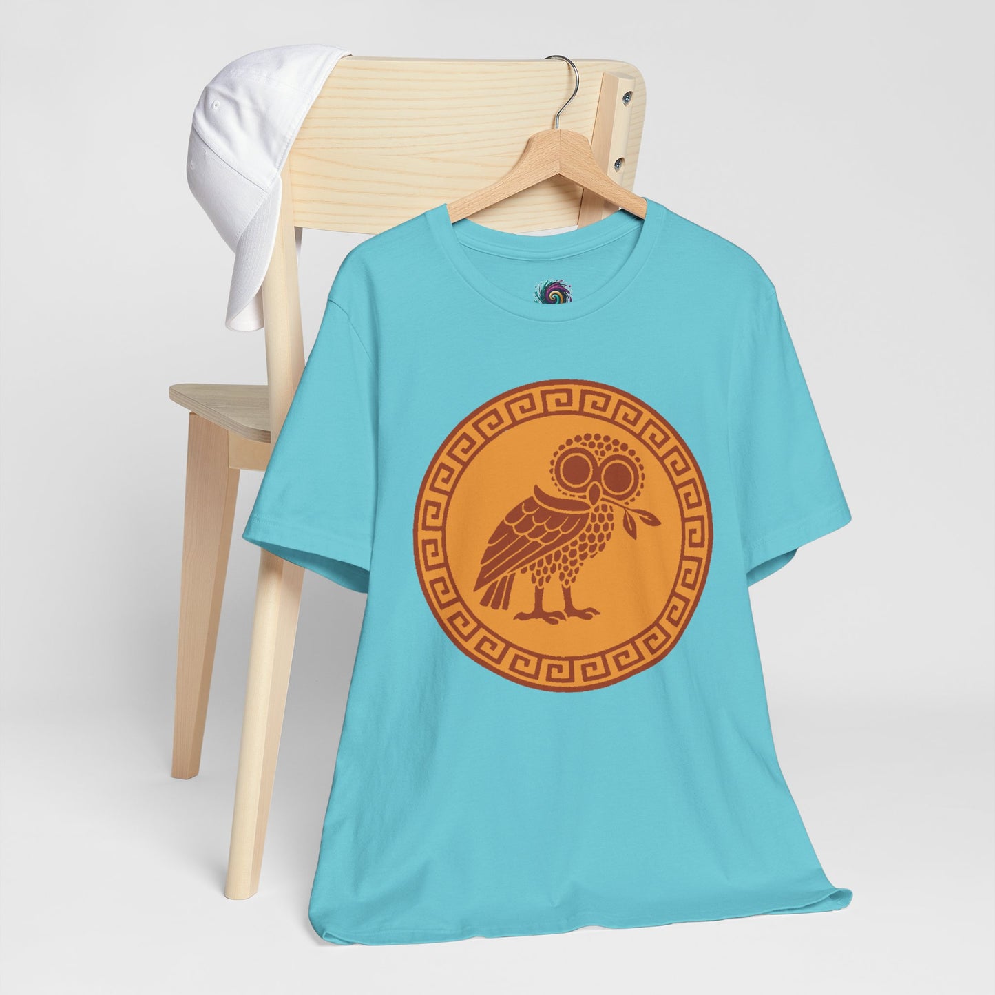 Athena’s Owl T-Shirt – Greek Mythology Bird Tee