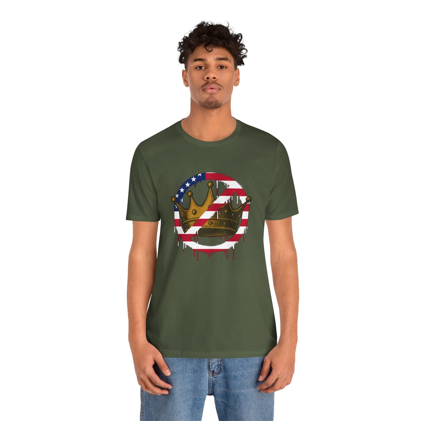 No Kings Protest T-Shirt – Anti-Authoritarian Democracy Graphic Tee