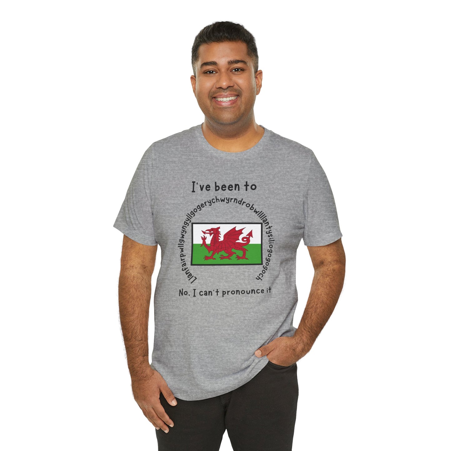 Llanfairpwllgwyngyllgogerychwyrndrobwllllantysiliogogogoch T-Shirt – Funny Wales Travel Merch