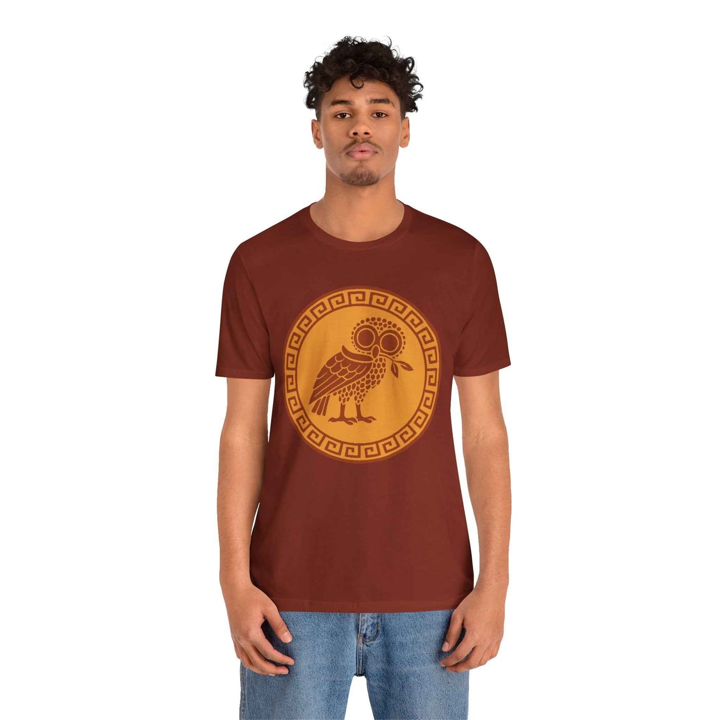 Athena’s Owl T-Shirt – Greek Mythology Bird Tee