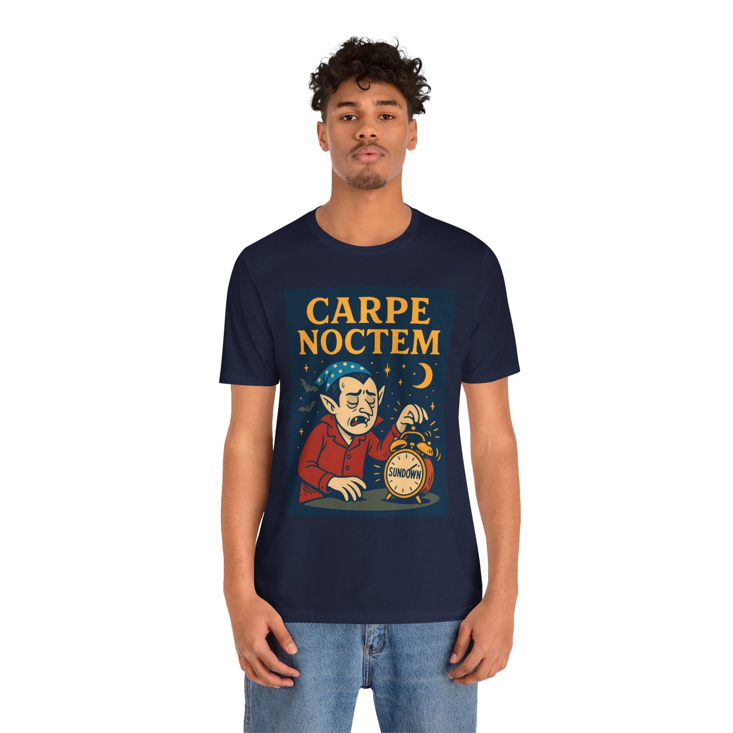 Carpe Noctem Vampire T-Shirt – Funny Halloween Tee for Night Owls