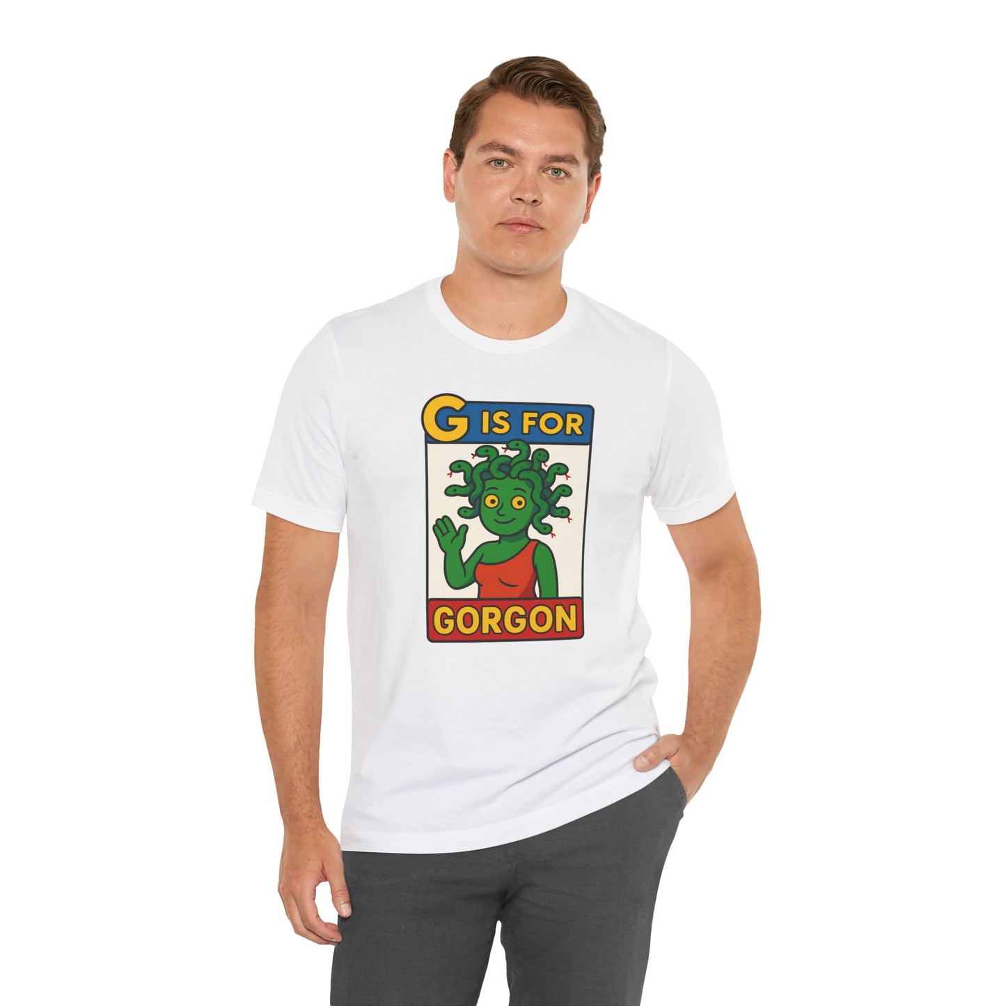 G Is for Gorgon T-Shirt – Funny Gorgon Legend Alphabet Tee