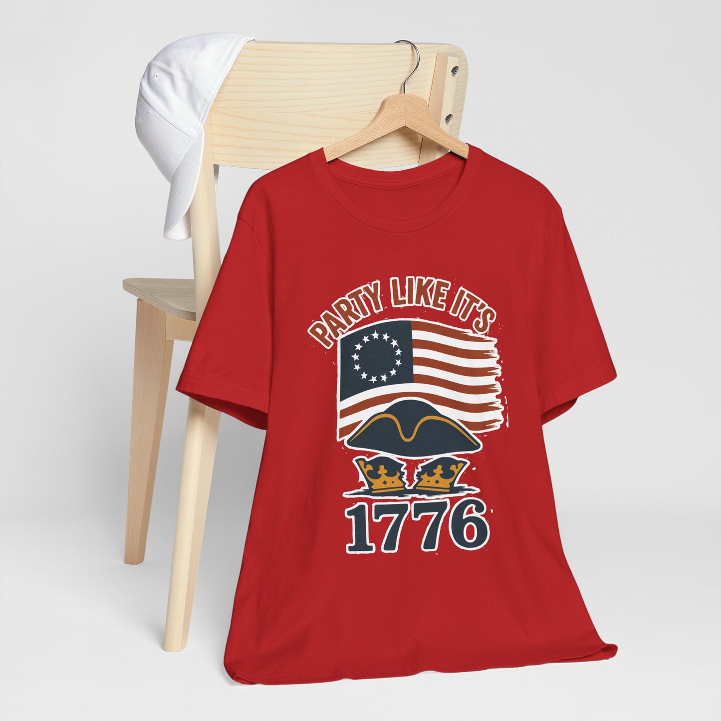 Party Like It’s 1776 T-Shirt – Revolutionary Spirit USA Tee - WhimSpin - https://whimspin.com