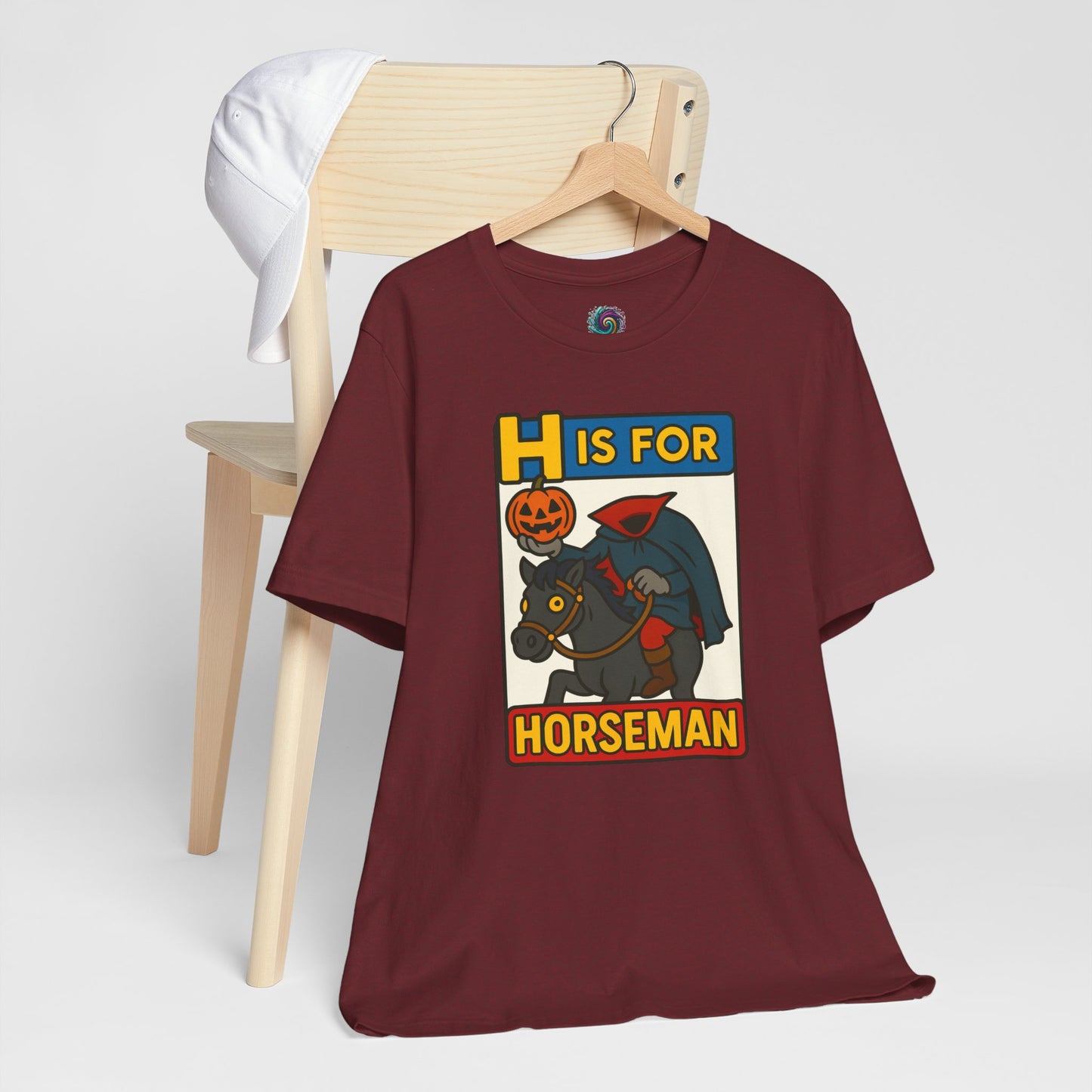 H Is for Horseman Shirt – Headless Horseman Halloween Tee