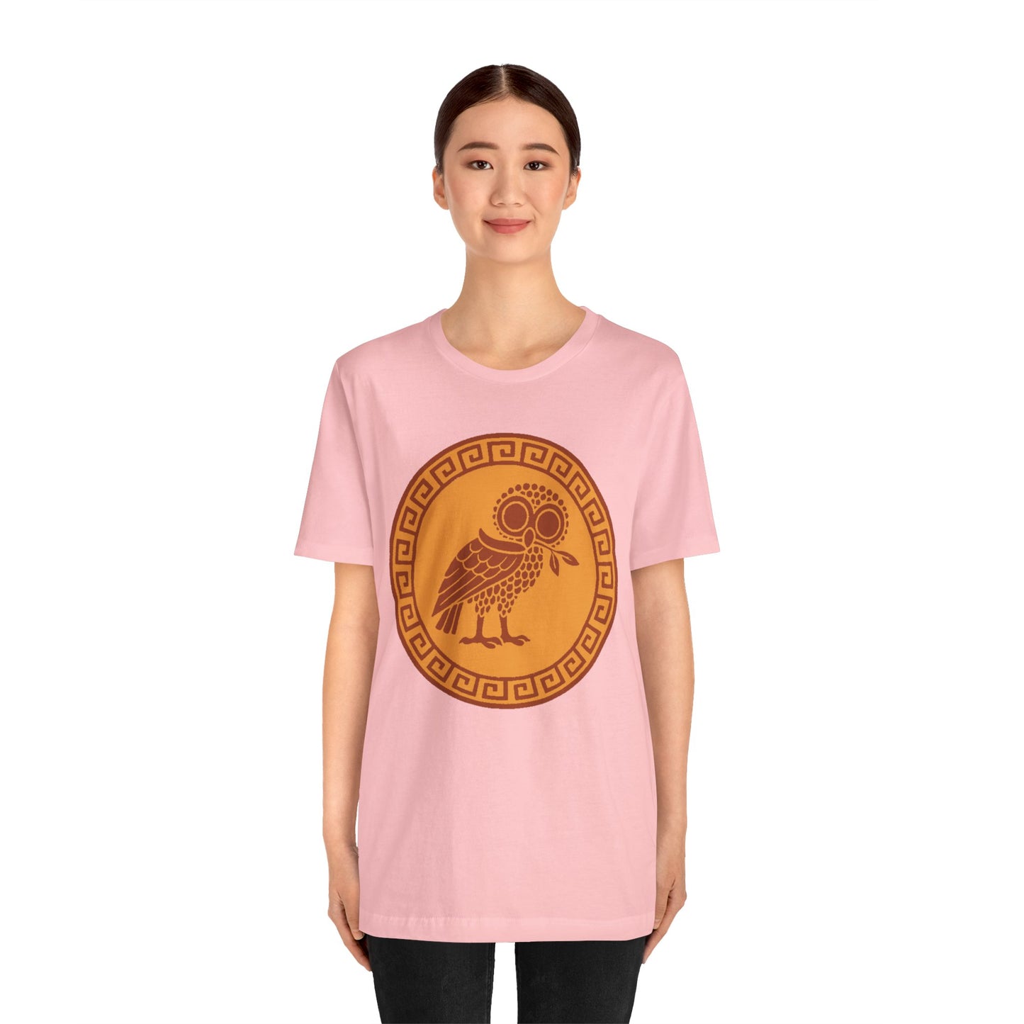 Athena’s Owl T-Shirt – Greek Mythology Bird Tee