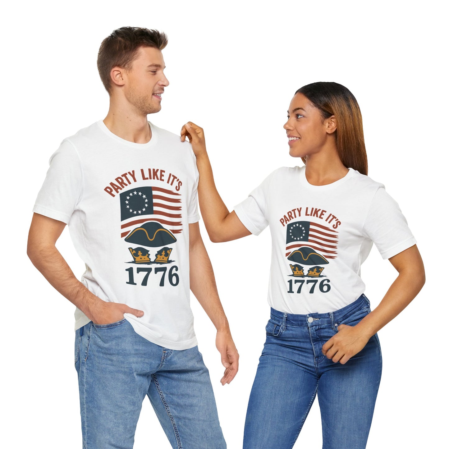 Party Like It’s 1776 T-Shirt – Revolutionary Spirit USA Tee - WhimSpin - https://whimspin.com