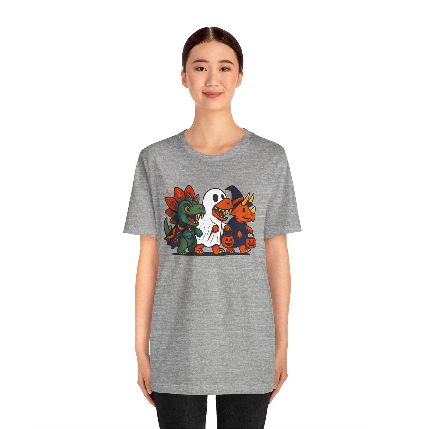 Halloween Dino Squad T-Shirt – Funny Trick-or-Treat Dinosaur Tee