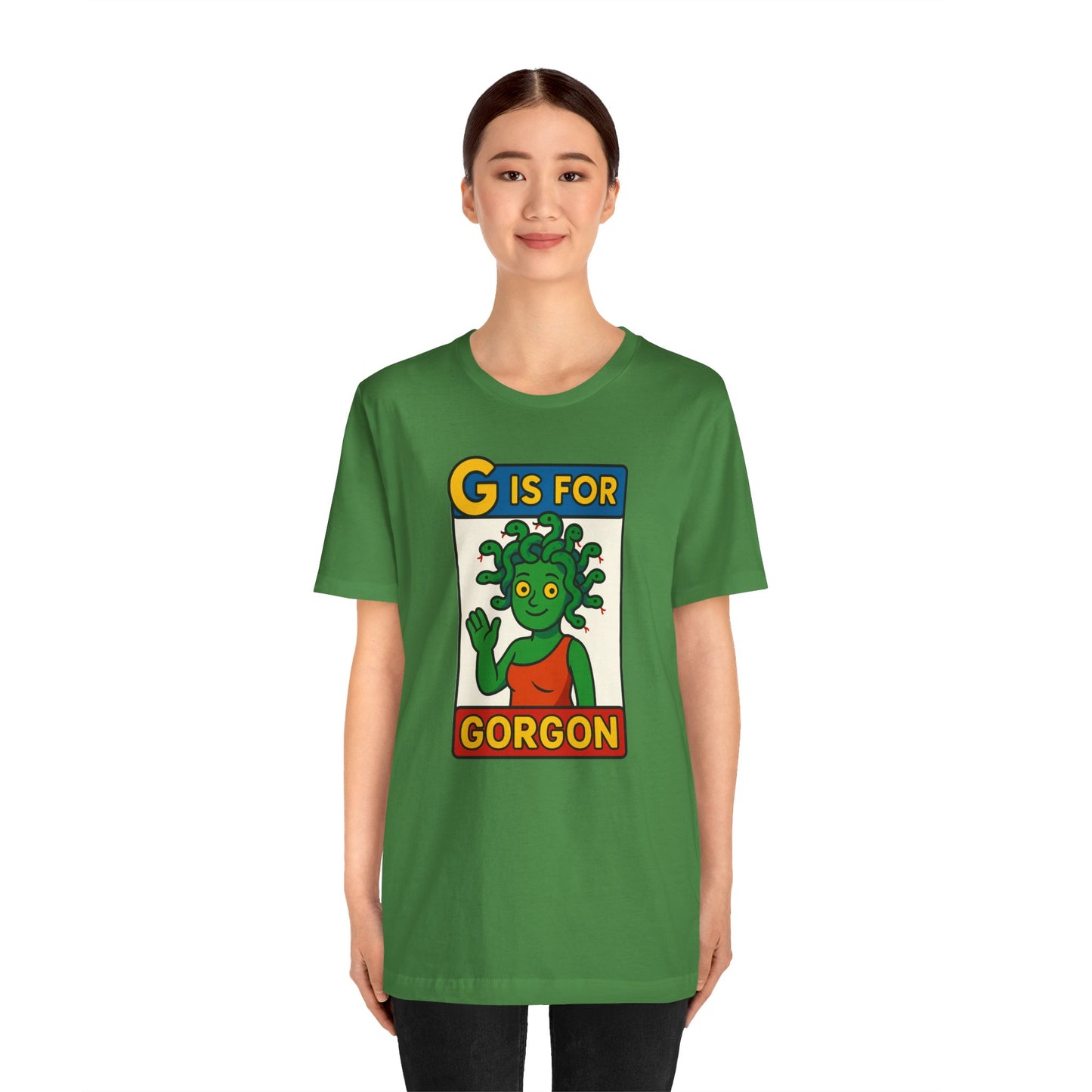 G Is for Gorgon T-Shirt – Funny Gorgon Legend Alphabet Tee
