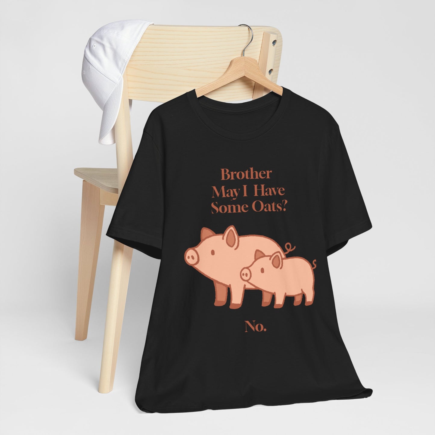 Brother May I Have Some Oats T-Shirt – Funny Viral Pig Meme Tee