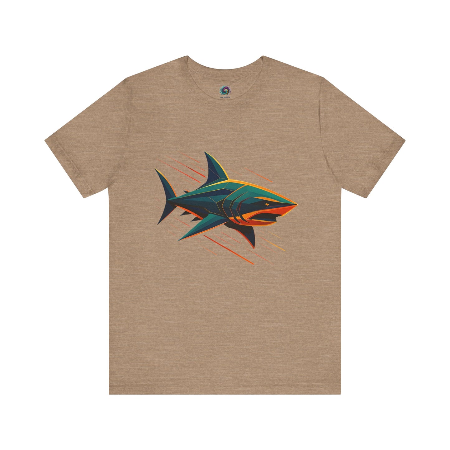Electric Apex Shark T-Shirt – Bold Ocean Graphic Tee - WhimSpin - https://whimspin.com
