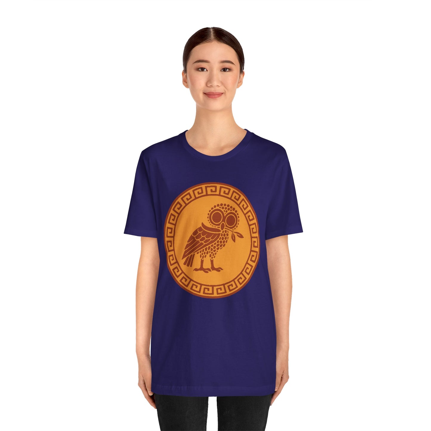 Athena’s Owl T-Shirt – Greek Mythology Bird Tee