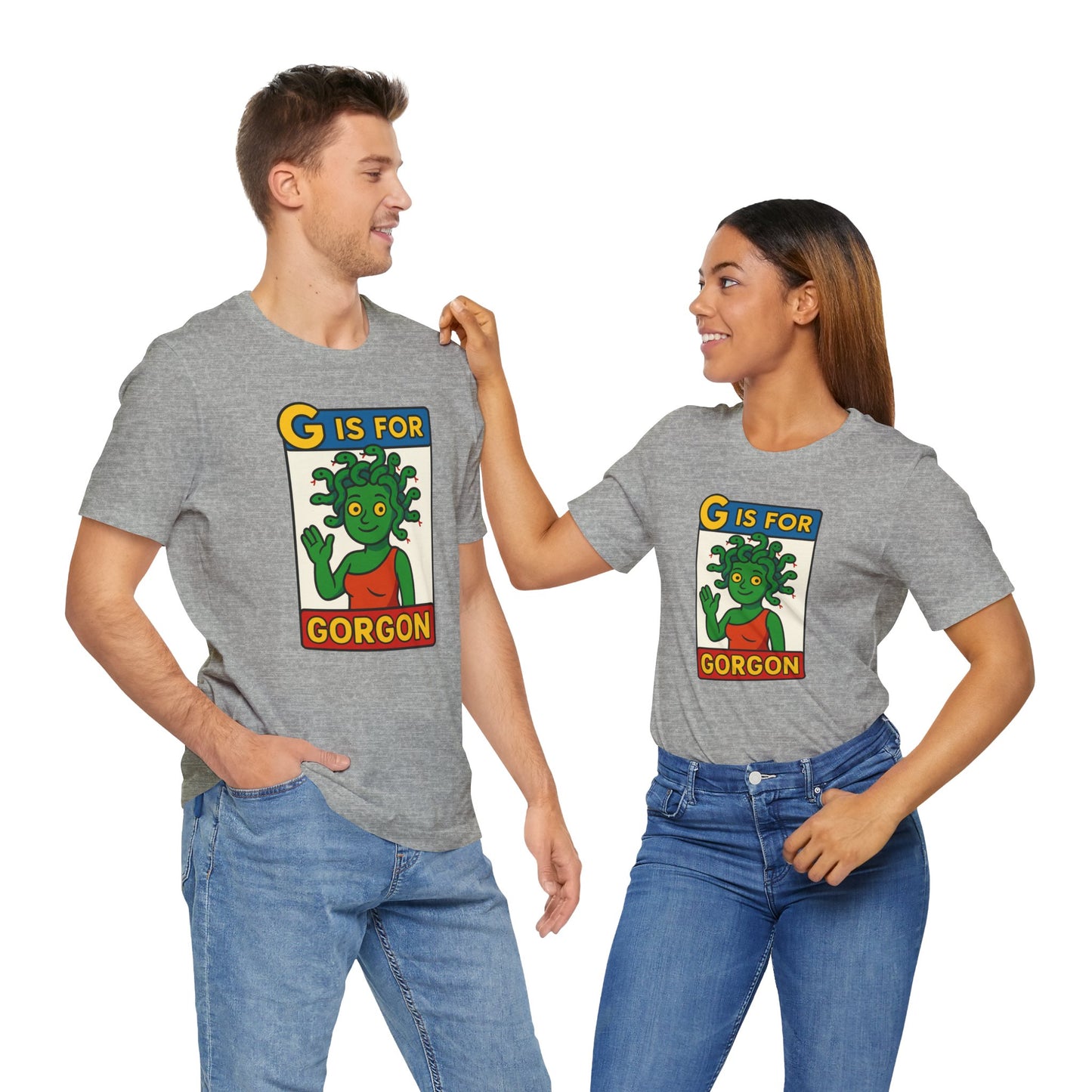 G Is for Gorgon T-Shirt – Funny Gorgon Legend Alphabet Tee