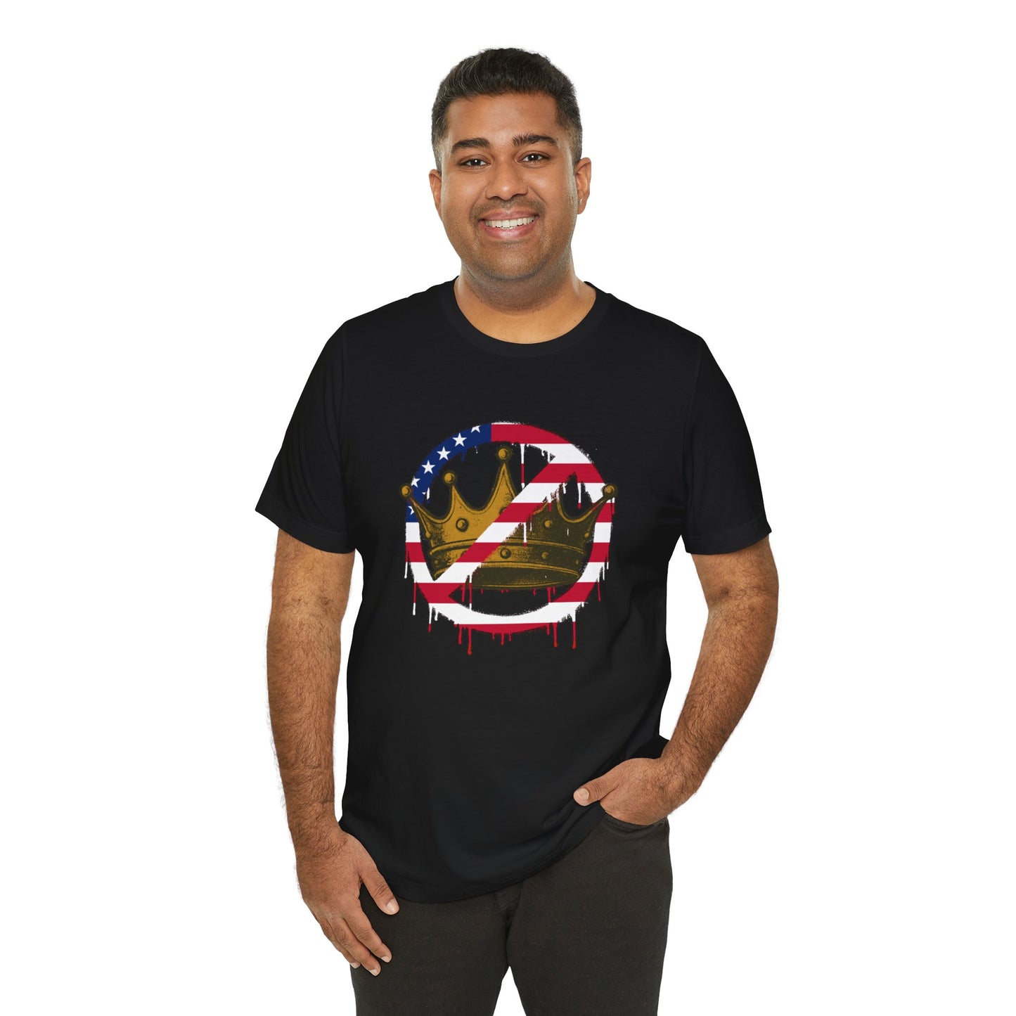 No Kings Protest T-Shirt – Anti-Authoritarian Democracy Graphic Tee