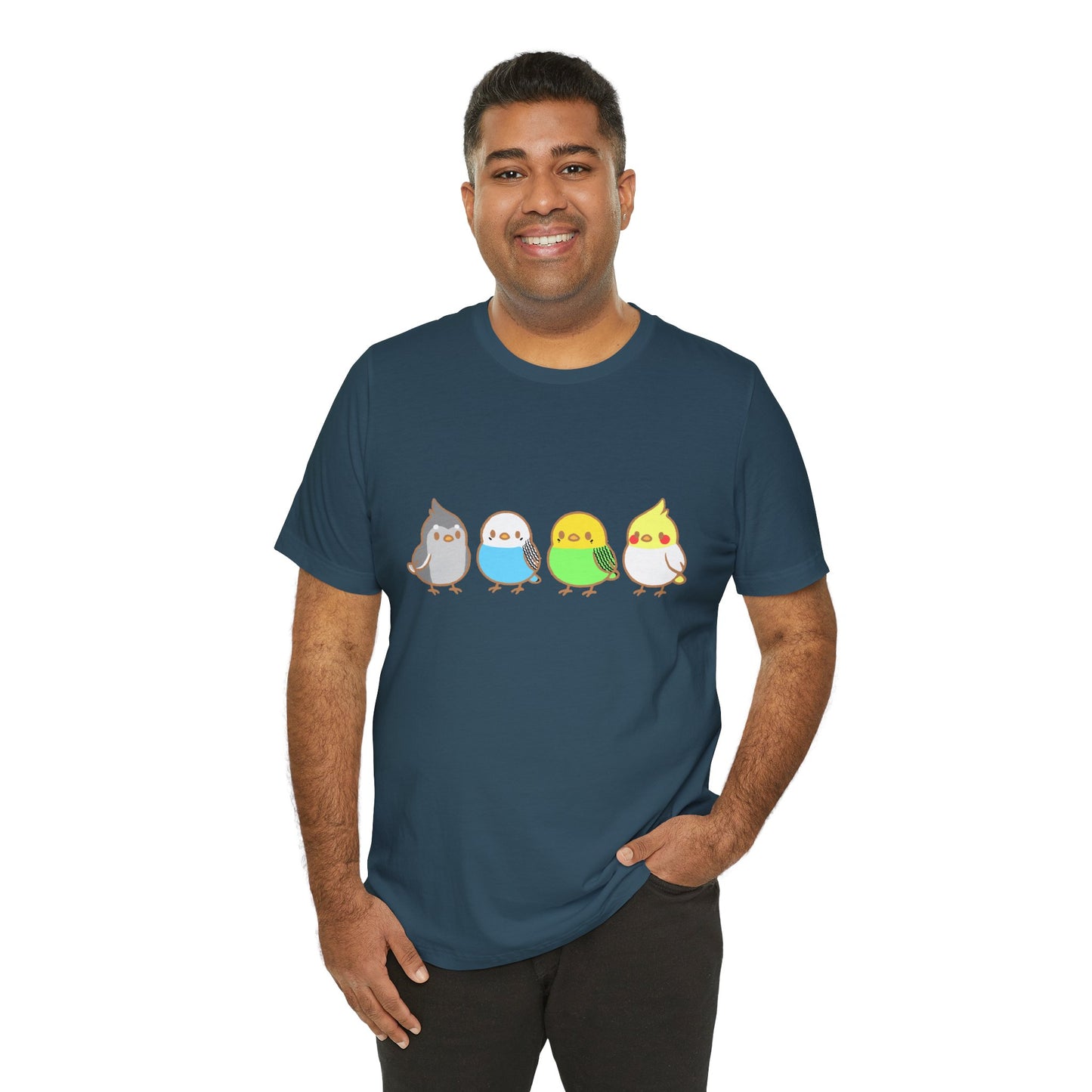 Chirpy Flock Bird T-Shirt – Cute Tee for Animal Lovers - WhimSpin - https://whimspin.com