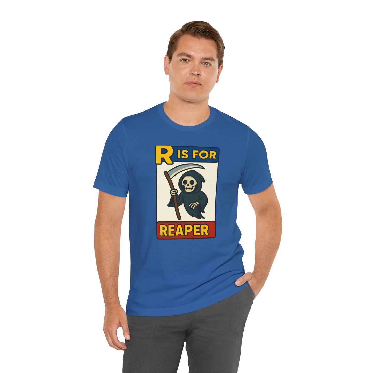 R Is for Reaper T-Shirt – Cute Grim Reaper Shirt from the Monster Alphabet Series