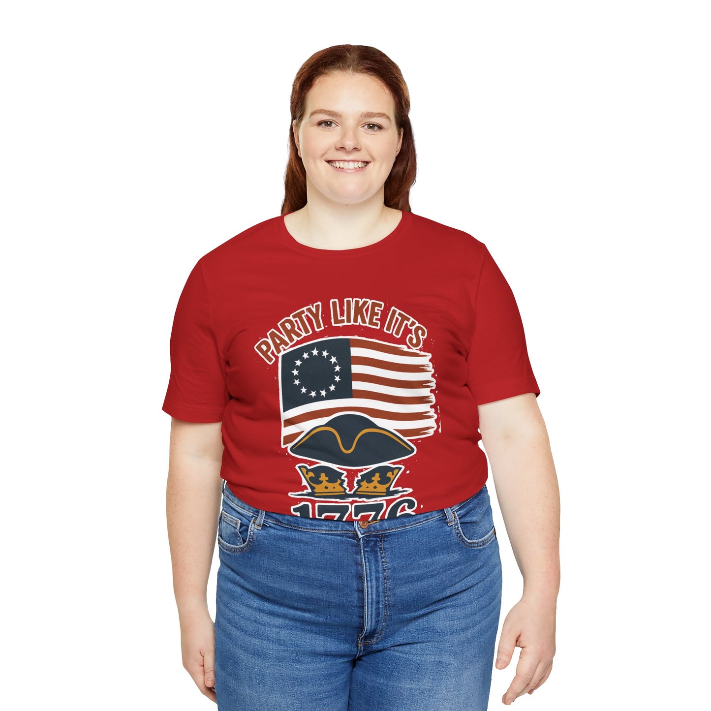 Party Like It’s 1776 T-Shirt – Revolutionary Spirit USA Tee - WhimSpin - https://whimspin.com