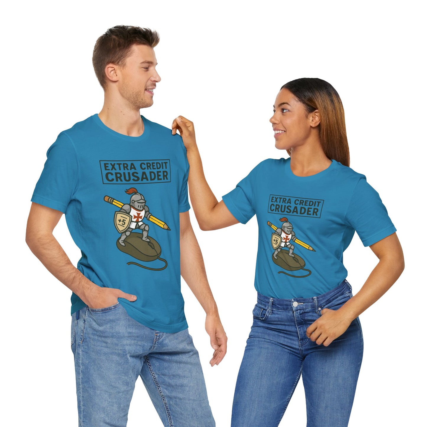 Extra Credit Crusader T-Shirt – Funny Back-to-School Teacher Tee
