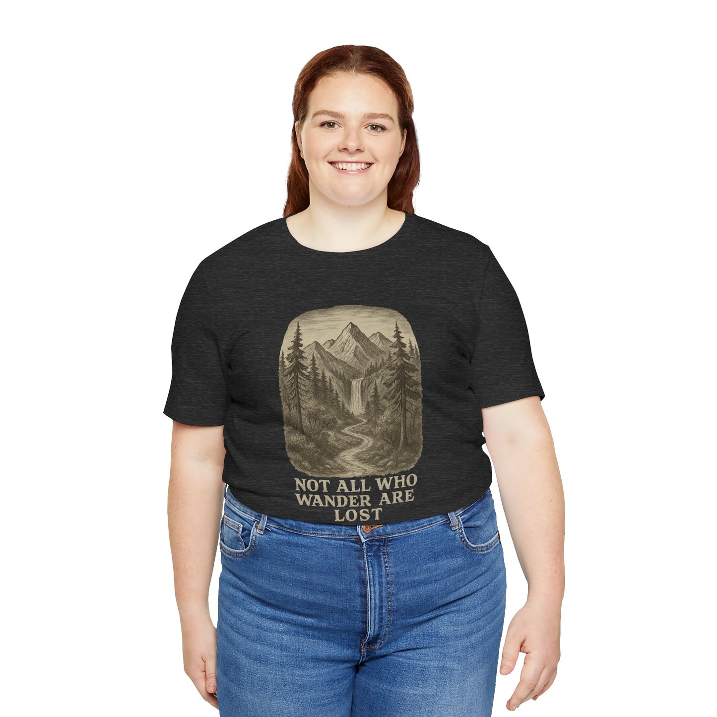 Not All Who Wander Are Lost T-Shirt – Tolkien Travel Tee for Nature Lovers
