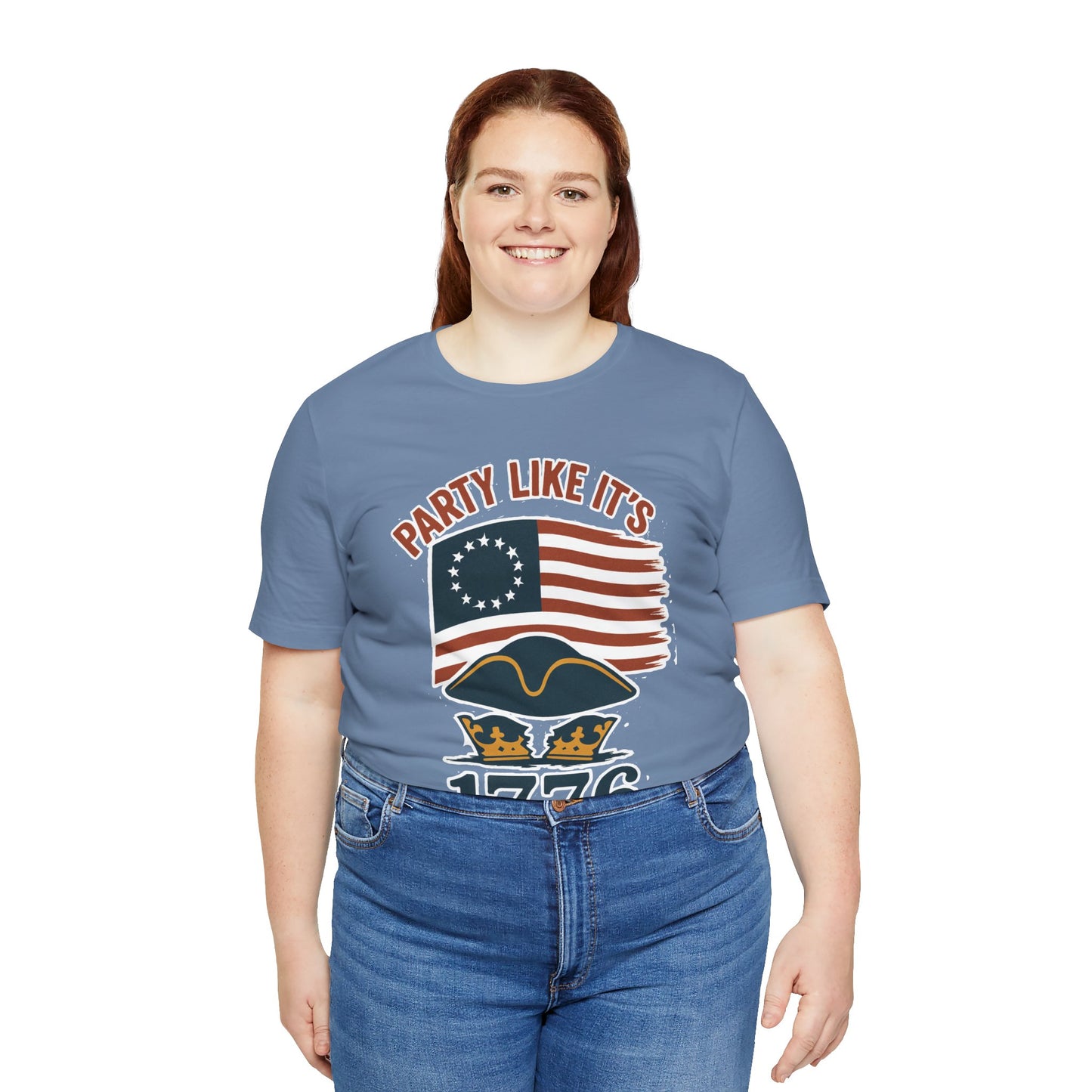 Party Like It’s 1776 T-Shirt – Revolutionary Spirit USA Tee - WhimSpin - https://whimspin.com