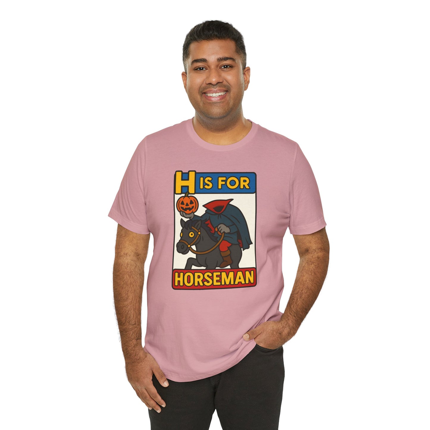 H Is for Horseman Shirt – Headless Horseman Halloween Tee