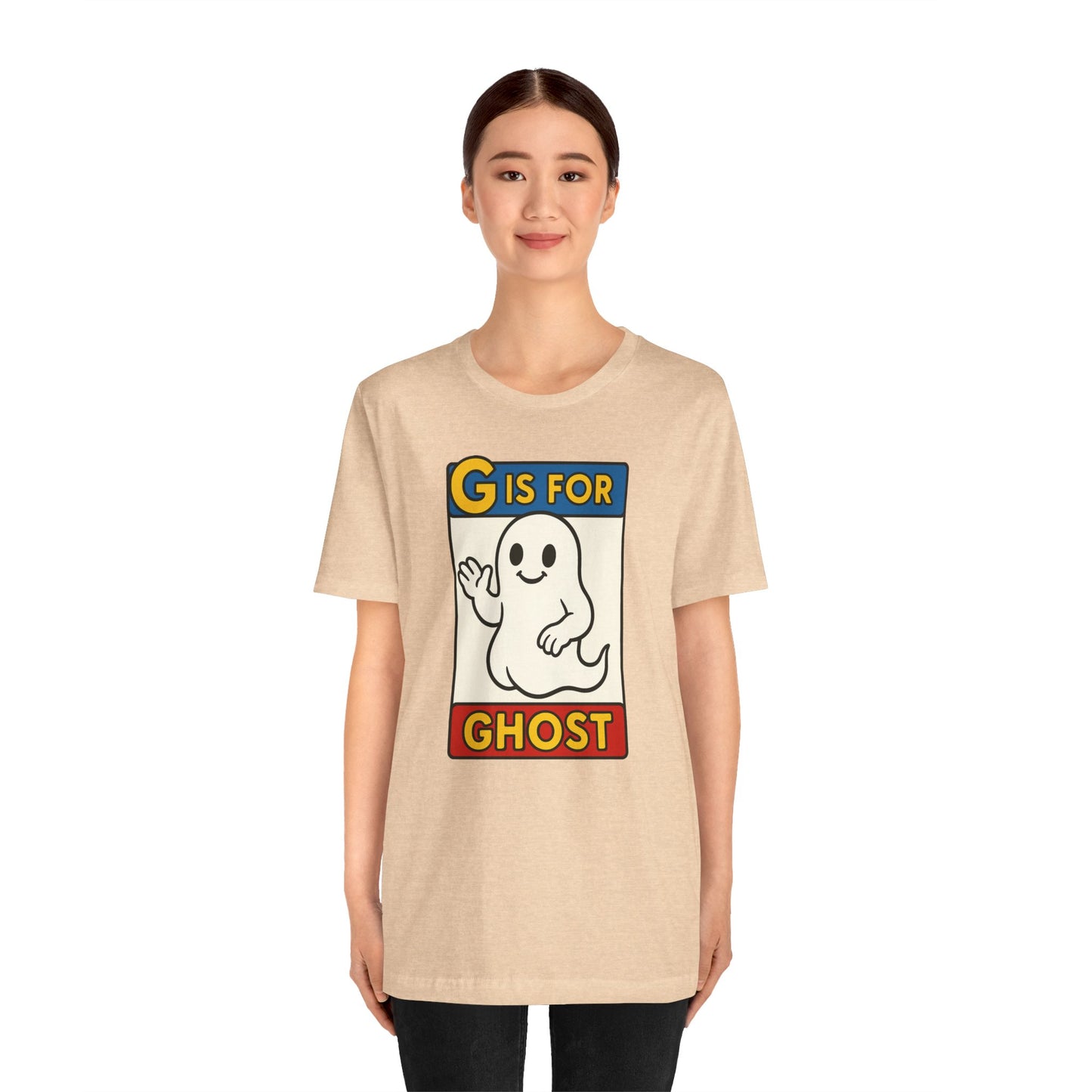G Is for Ghost Shirt – Funny Monster Alphabet Halloween Tee