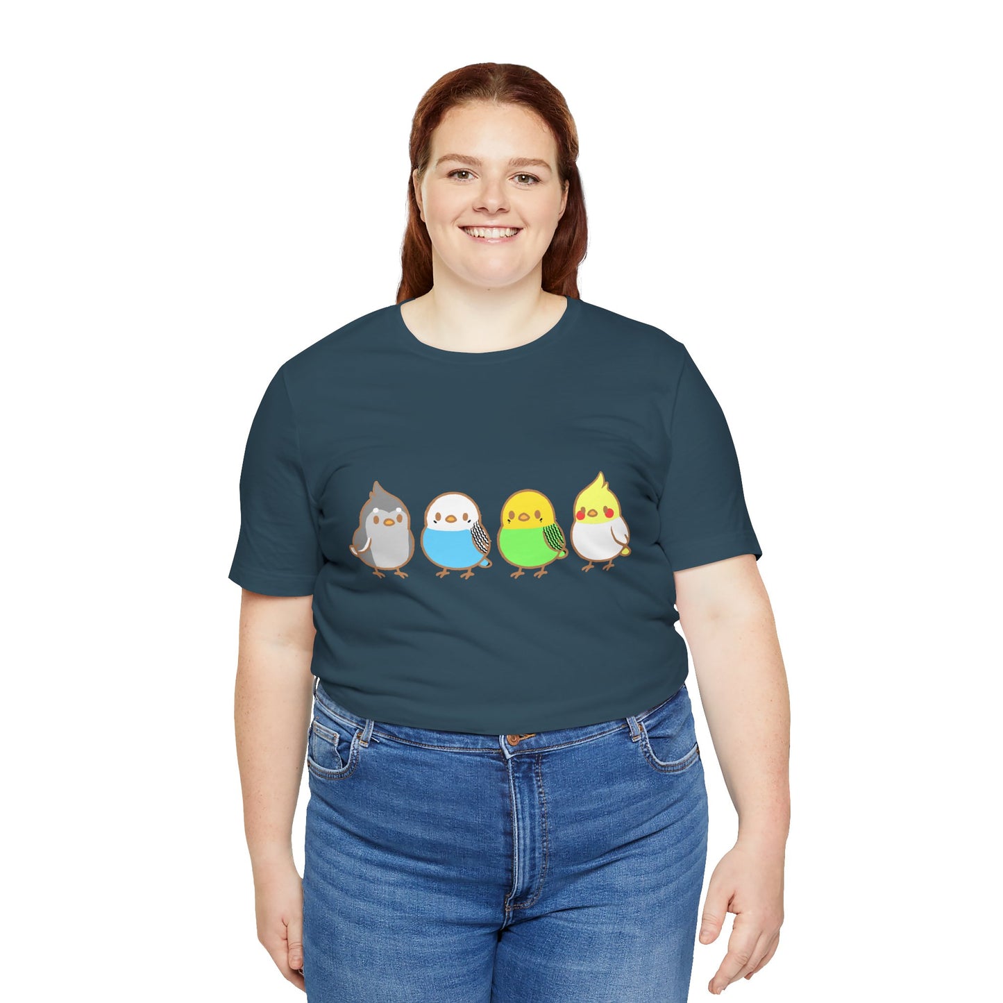 Chirpy Flock Bird T-Shirt – Cute Tee for Animal Lovers - WhimSpin - https://whimspin.com