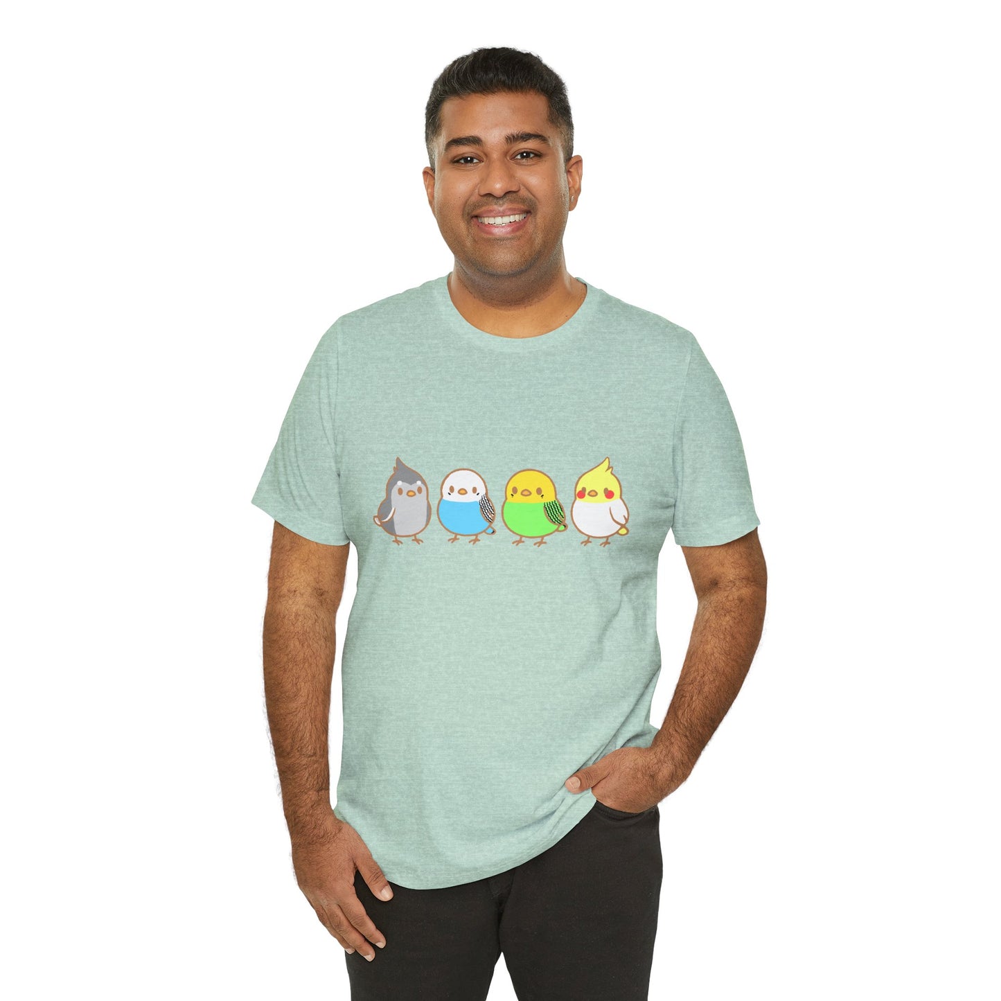 Chirpy Flock Bird T-Shirt – Cute Tee for Animal Lovers - WhimSpin - https://whimspin.com