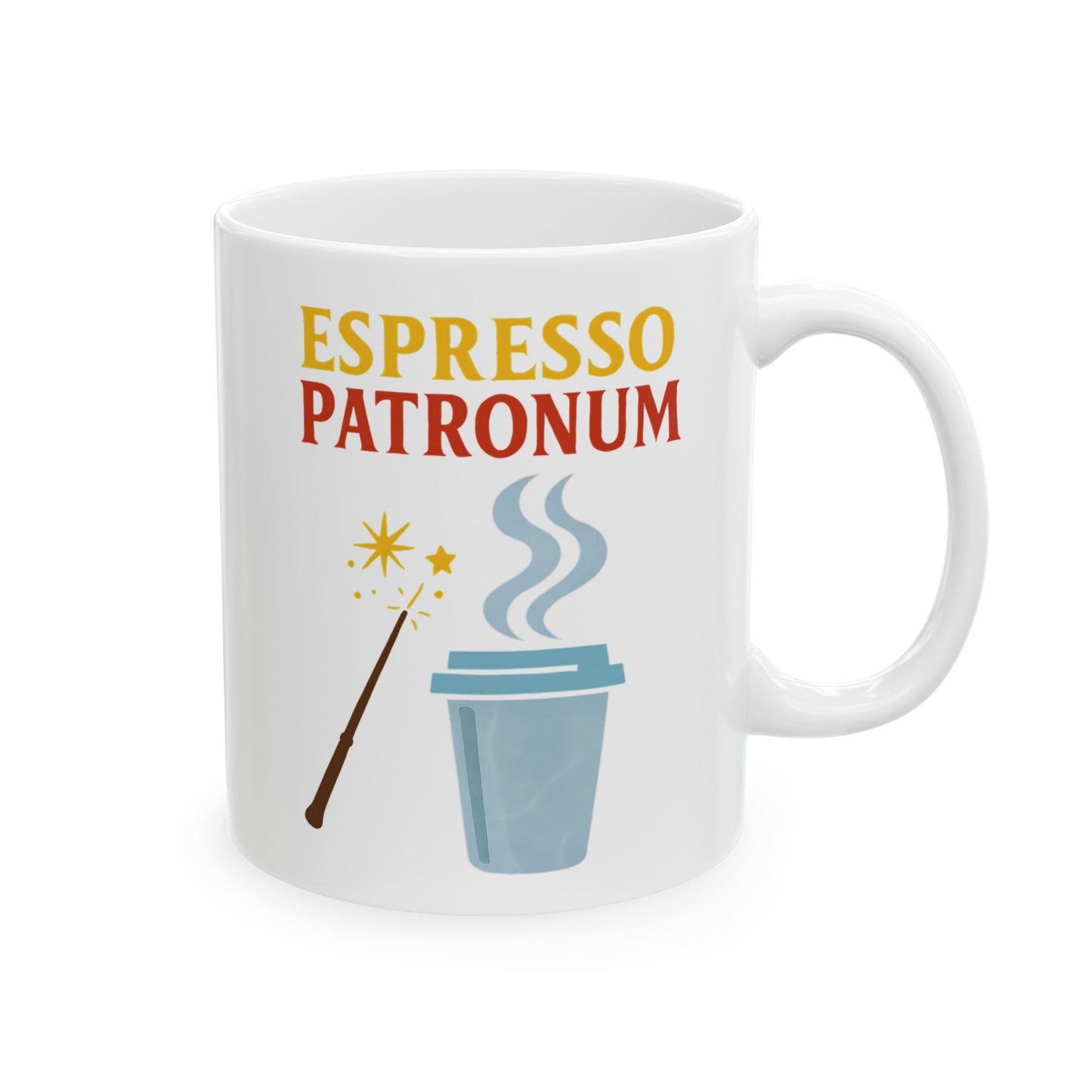 Espresso Patronum Coffee Mug – Funny Harry Potter Parody Gift for Coffee Lovers