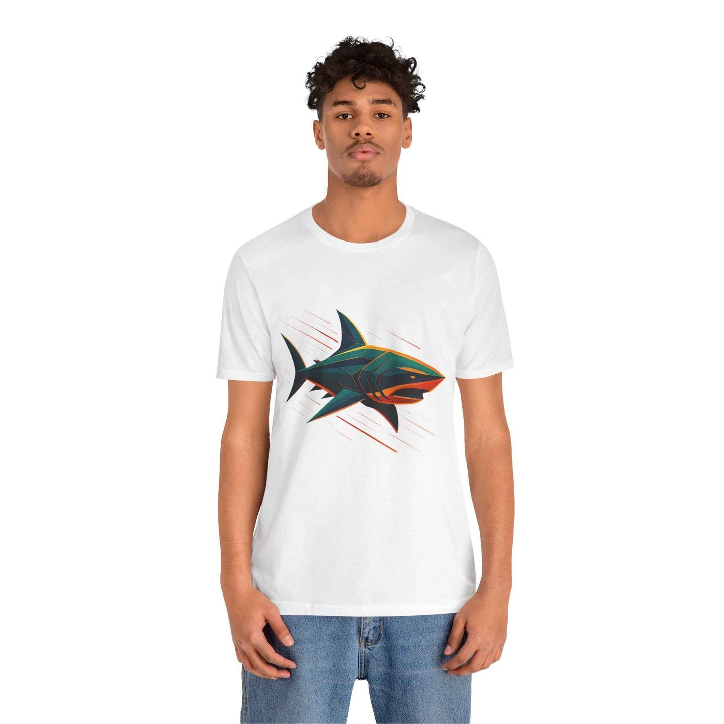 Electric Apex Shark T-Shirt – Bold Ocean Graphic Tee