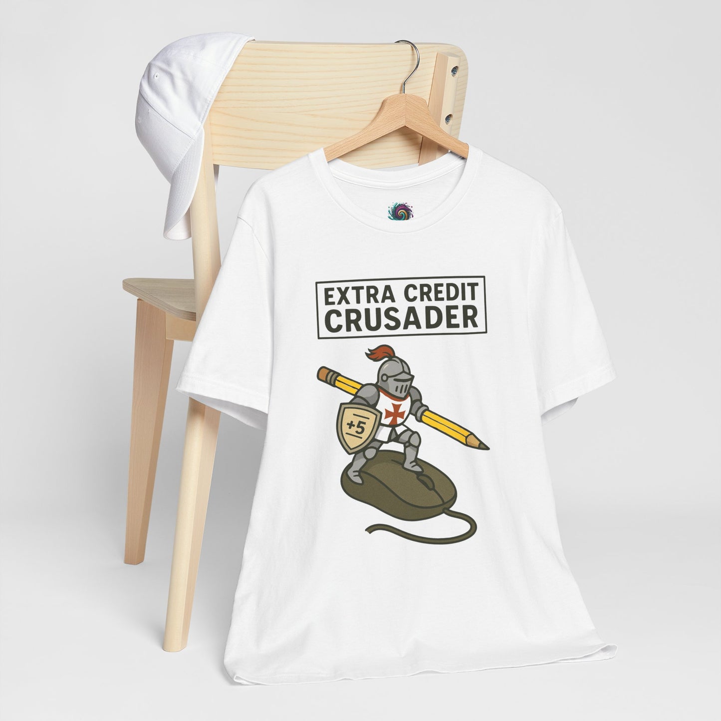 Extra Credit Crusader T-Shirt – Funny Back-to-School Teacher Tee