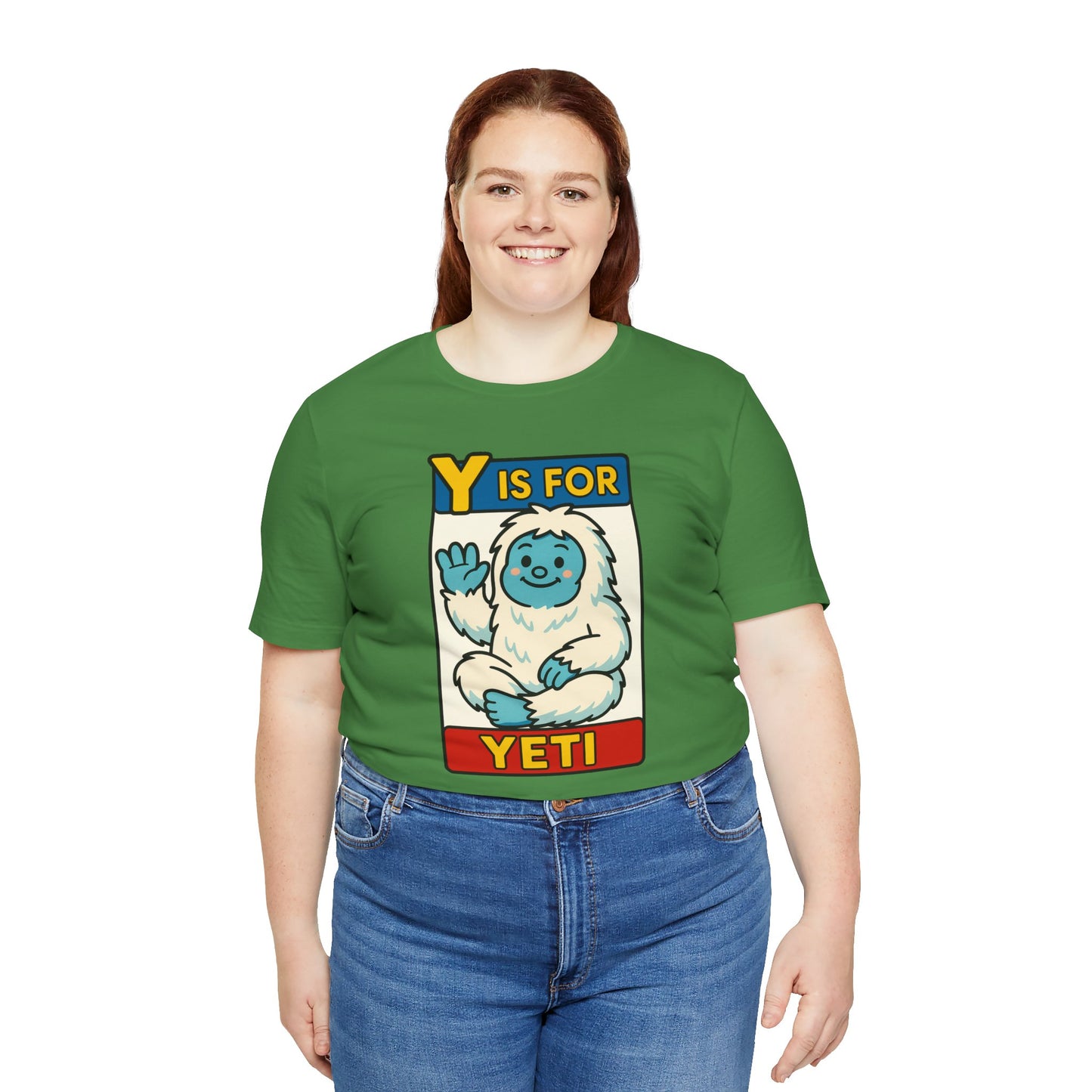 Y Is for Yeti T-Shirt – Cute Winter Monster Tee from the Monster Alphabet Series