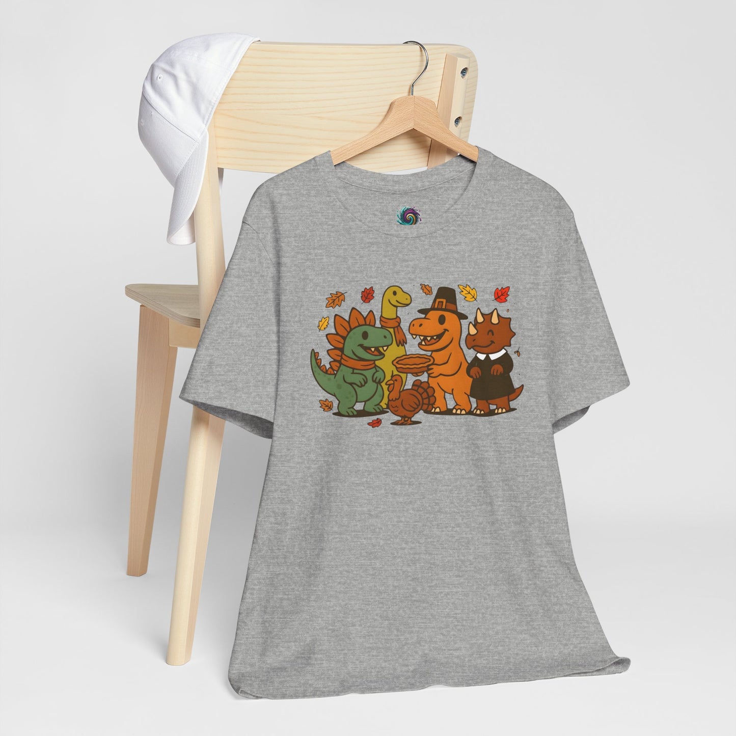 Thanksgiving Dinosaur T-Shirt – Funny Dino Thanksgiving Tee