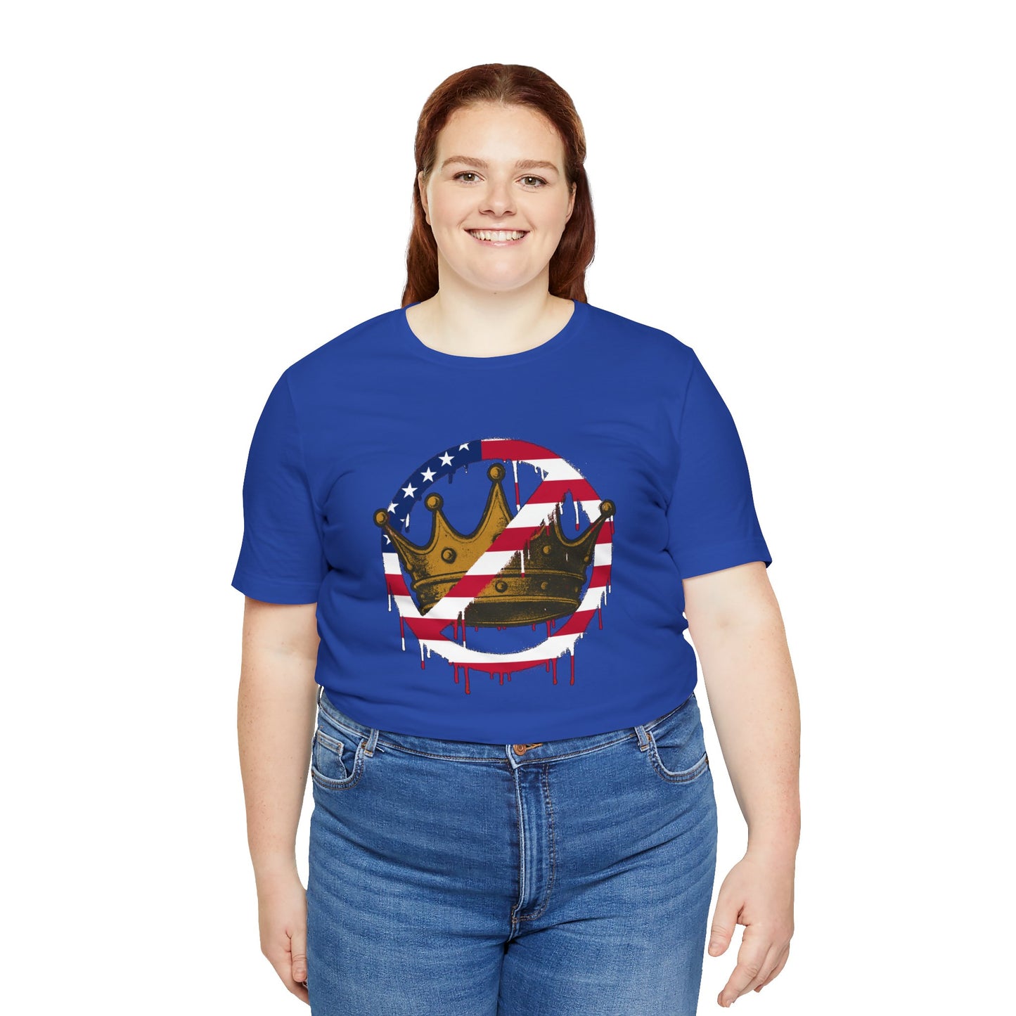 No Kings Protest T-Shirt – Anti-Authoritarian Democracy Graphic Tee