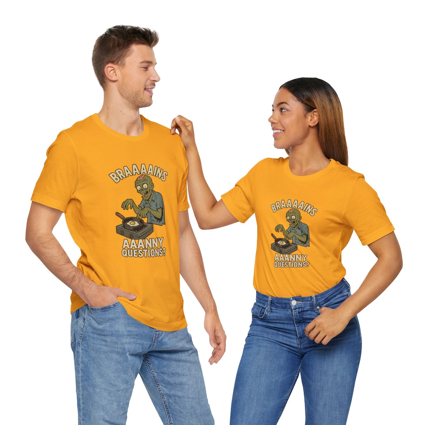 Zombie Brains on Drugs T-Shirt – Funny Halloween Cooking Tee