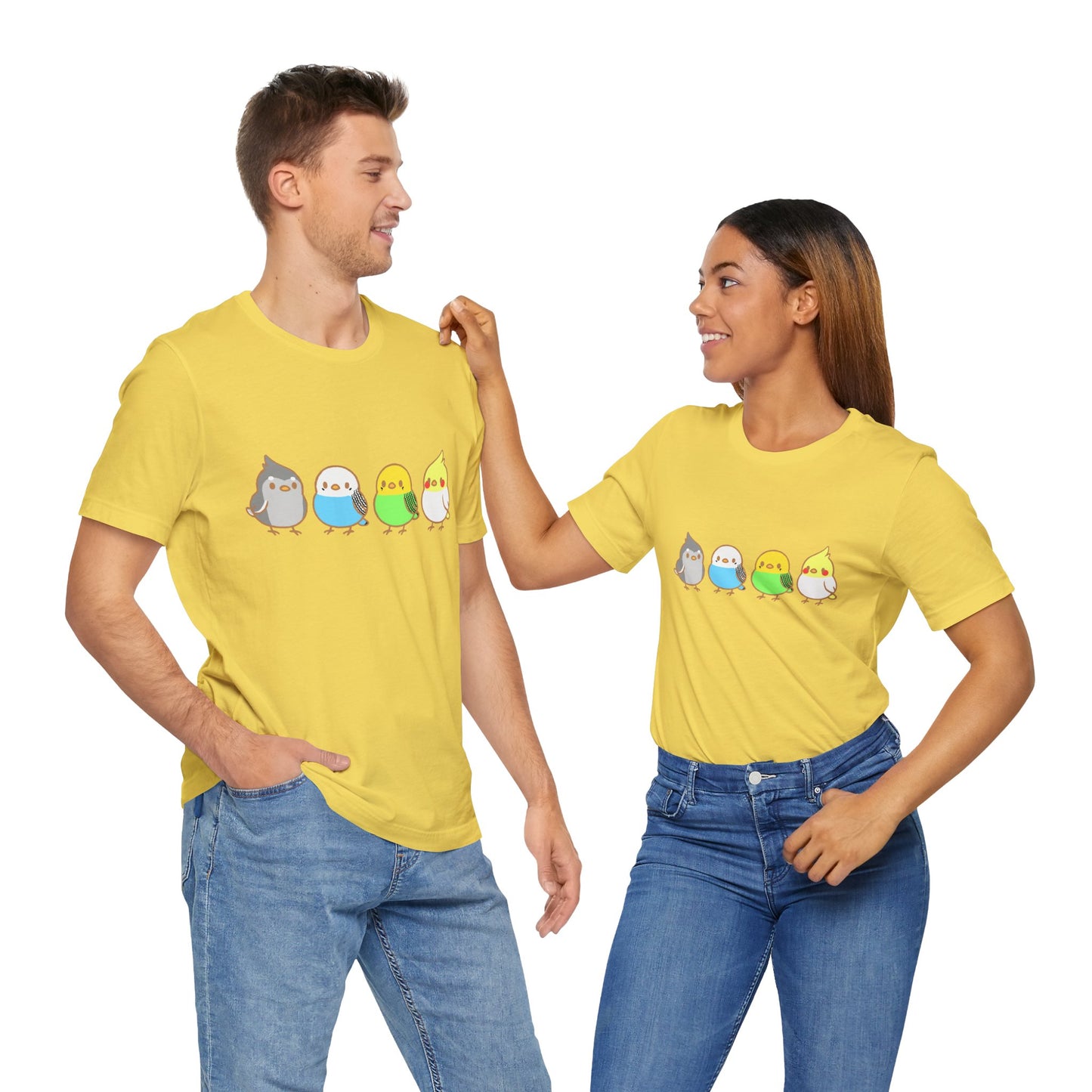 Chirpy Flock Bird T-Shirt – Cute Tee for Animal Lovers - WhimSpin - https://whimspin.com
