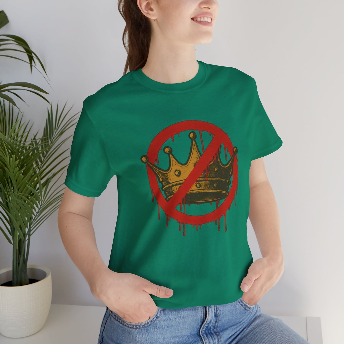 No Kings T-Shirt – Anti-Monarchy Protest Tee for Global Rebels
