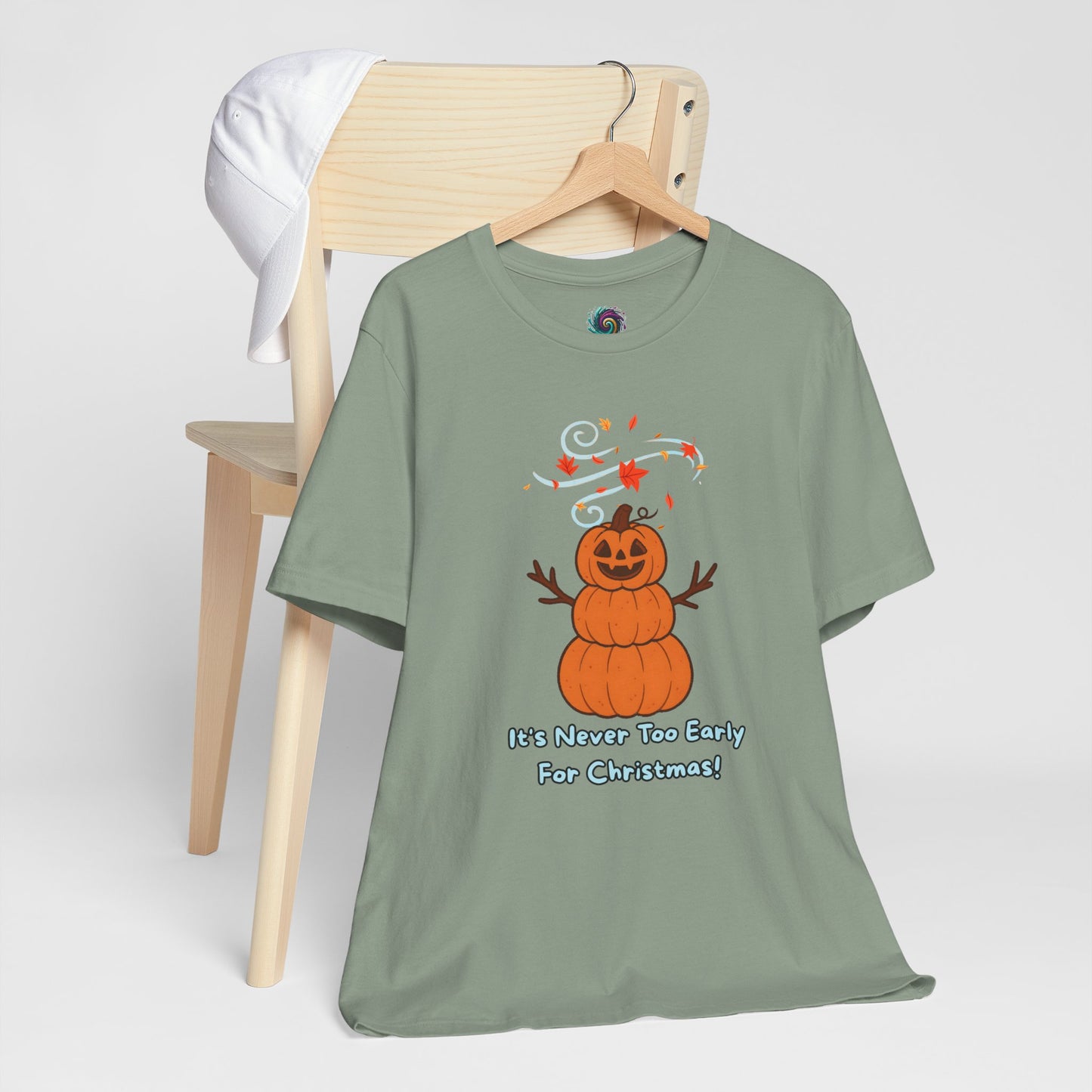 Pumpkin Snowman Shirt – Funny Halloween Christmas Mashup Tee