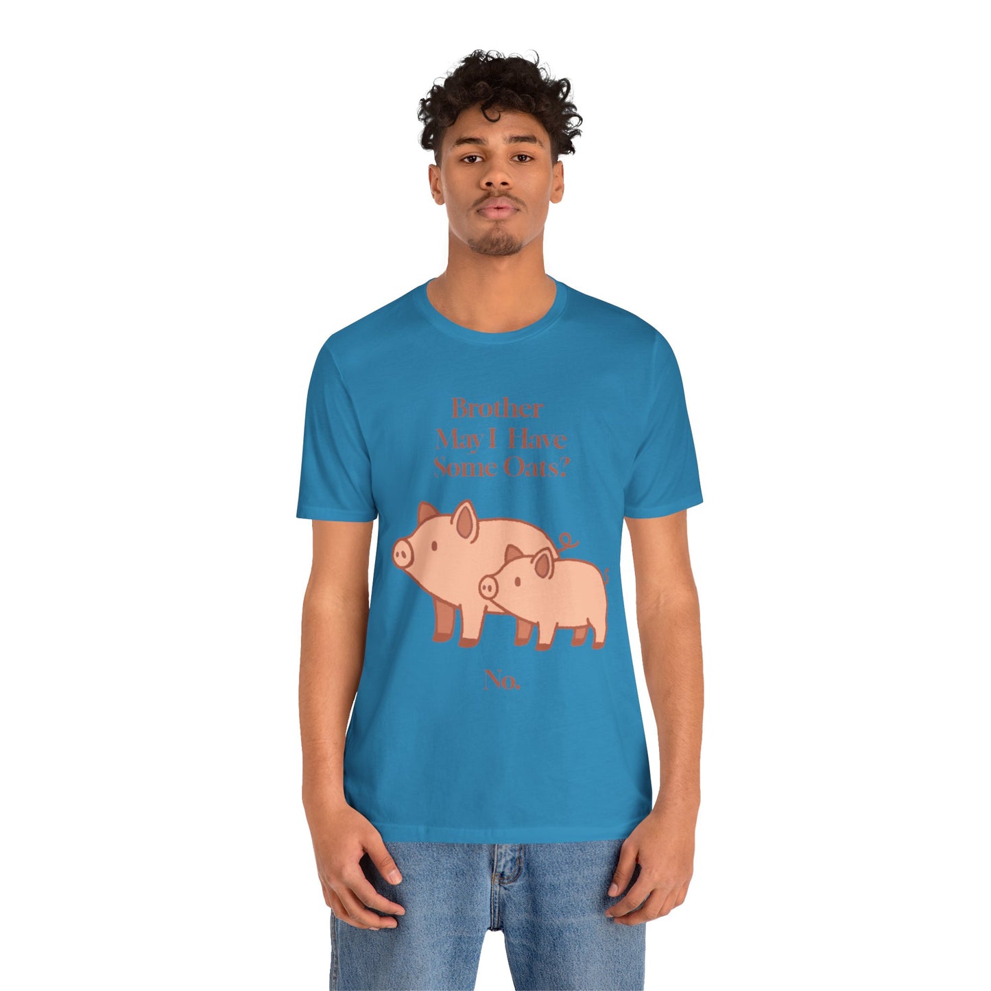 Brother May I Have Some Oats T-Shirt – Funny Viral Pig Meme Tee