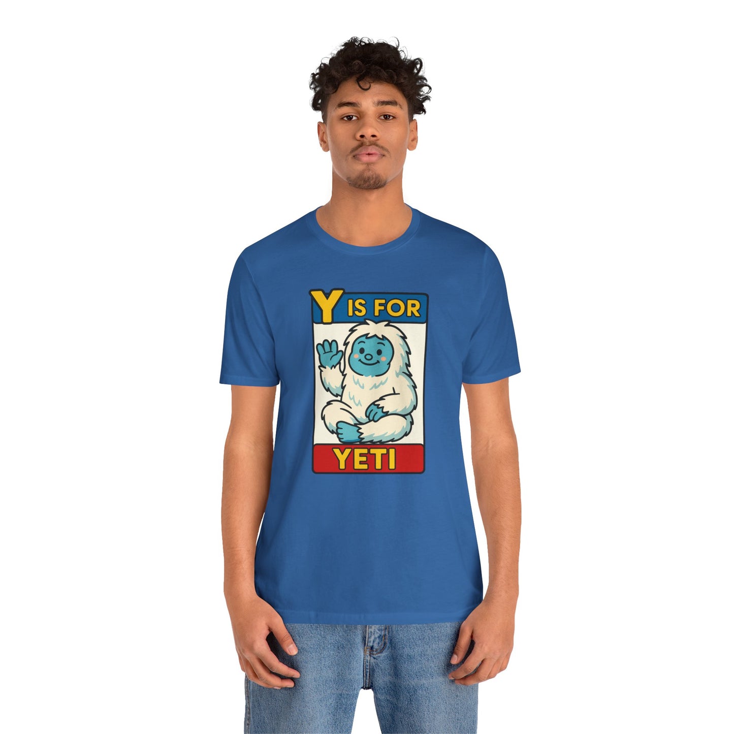 Y Is for Yeti T-Shirt – Cute Winter Monster Tee from the Monster Alphabet Series