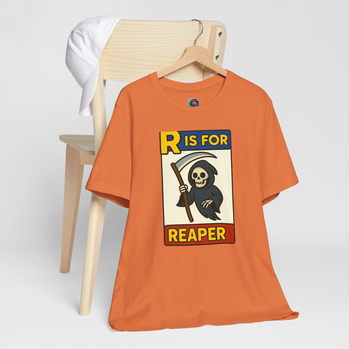 R Is for Reaper T-Shirt – Cute Grim Reaper Shirt from the Monster Alphabet Series