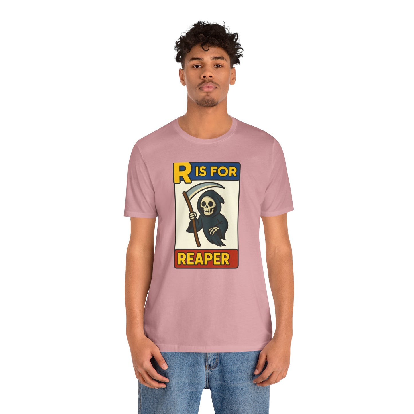 R Is for Reaper T-Shirt – Cute Grim Reaper Shirt from the Monster Alphabet Series