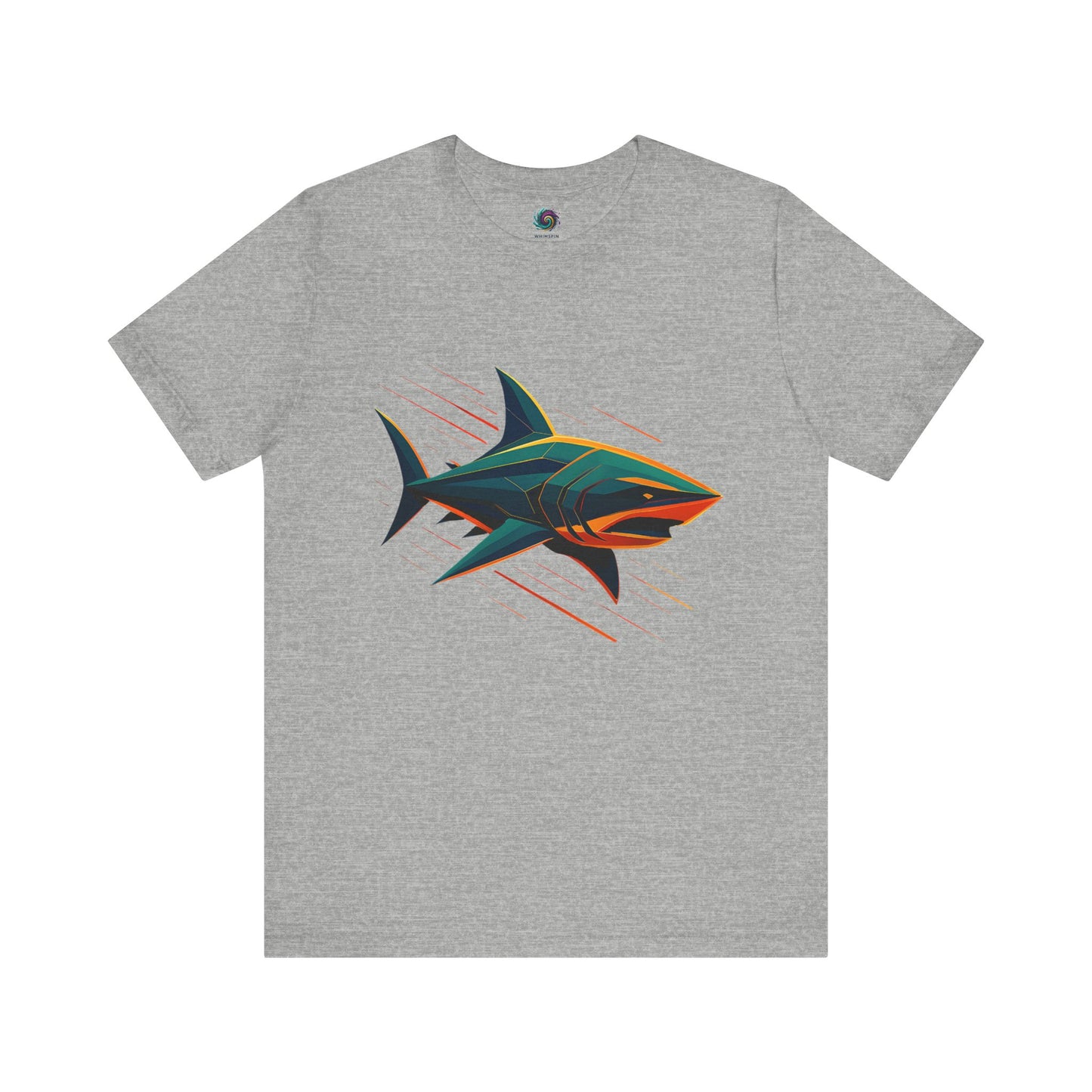 Electric Apex Shark T-Shirt – Bold Ocean Graphic Tee - WhimSpin - https://whimspin.com