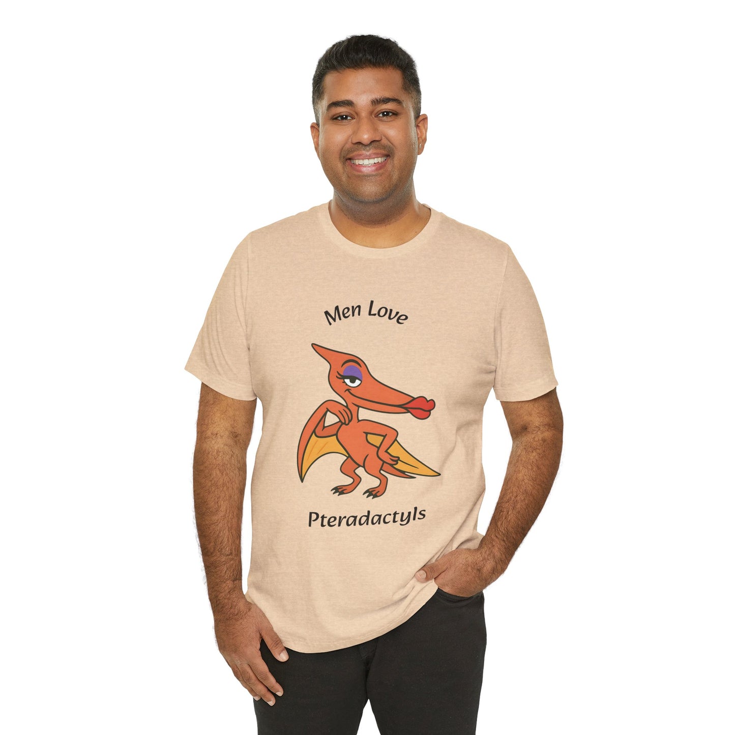 Men Love Pterodactyls Tee – Funny Dinosaur Graphic Shirt - WhimSpin - https://whimspin.com