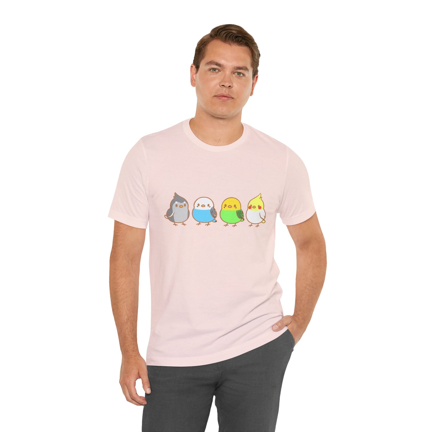 Chirpy Flock Bird T-Shirt – Cute Tee for Animal Lovers - WhimSpin - https://whimspin.com