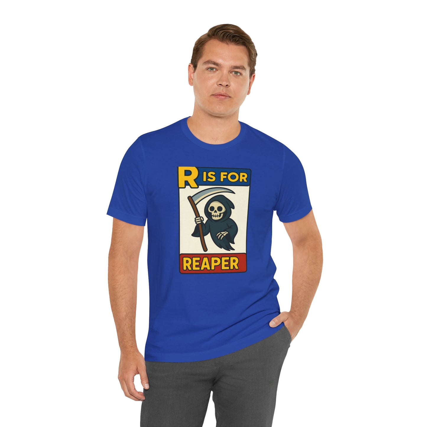 R Is for Reaper T-Shirt – Cute Grim Reaper Shirt from the Monster Alphabet Series