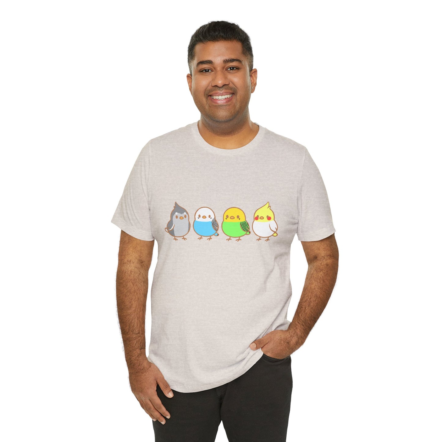 Chirpy Flock Bird T-Shirt – Cute Tee for Animal Lovers - WhimSpin - https://whimspin.com