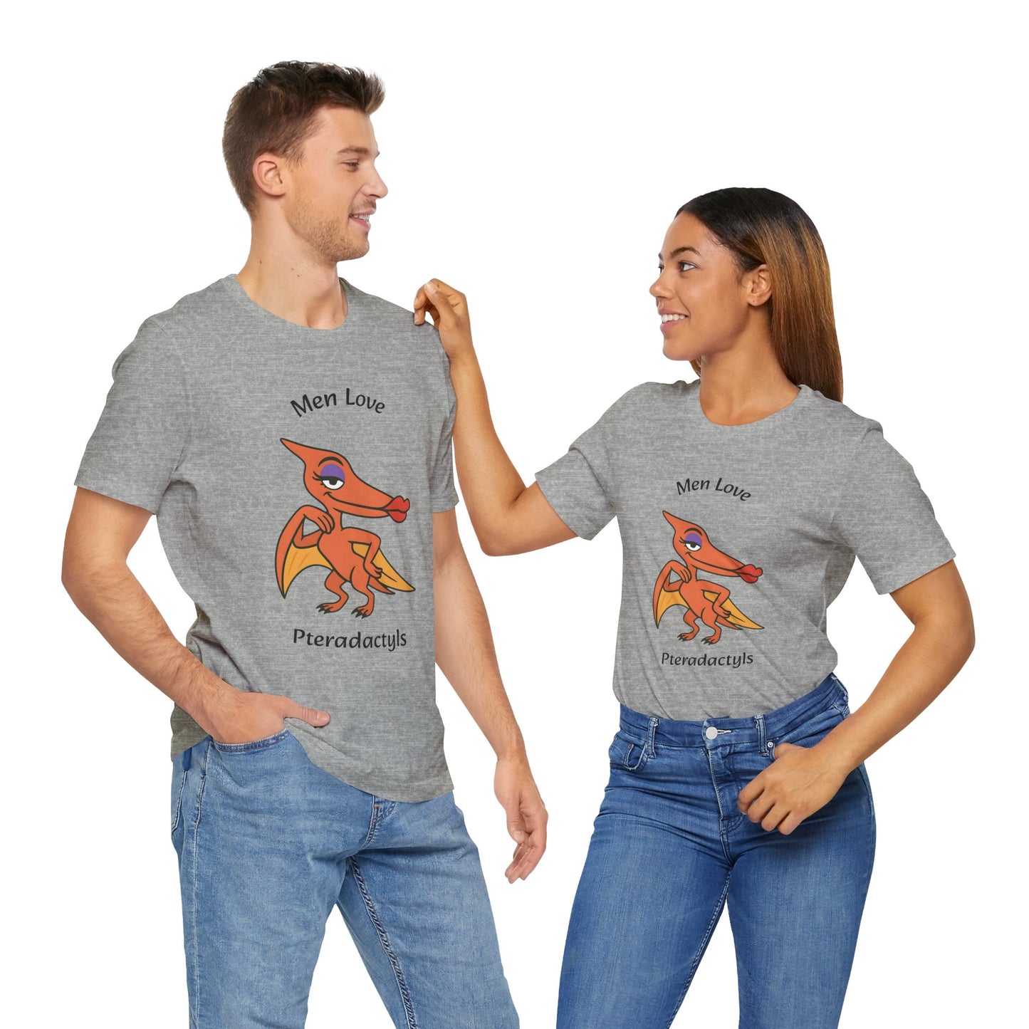 Men Love Pterodactyls Tee – Funny Dinosaur Graphic Shirt - WhimSpin - https://whimspin.com
