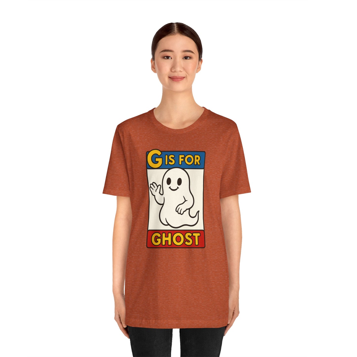 G Is for Ghost Shirt – Funny Monster Alphabet Halloween Tee