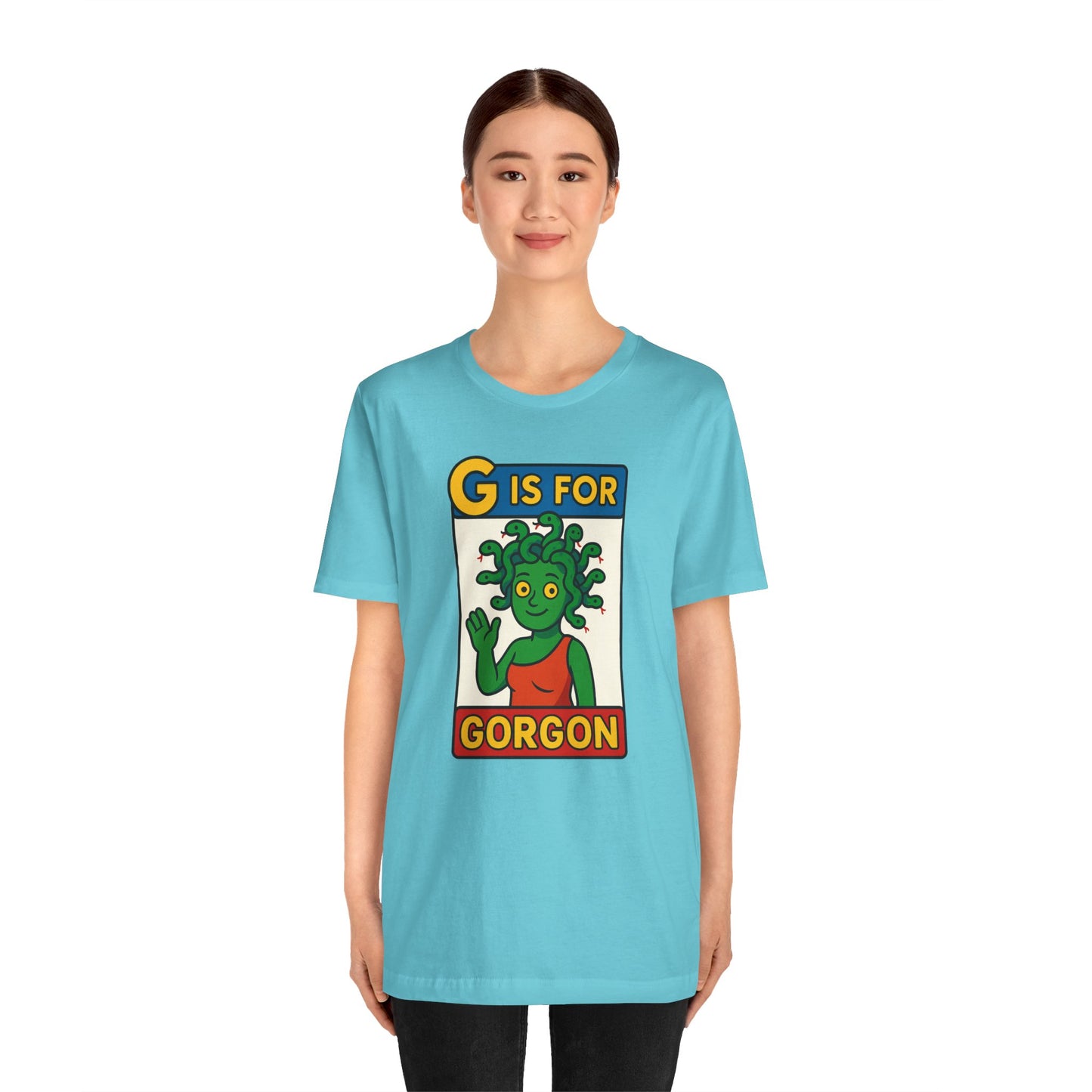 G Is for Gorgon T-Shirt – Funny Gorgon Legend Alphabet Tee