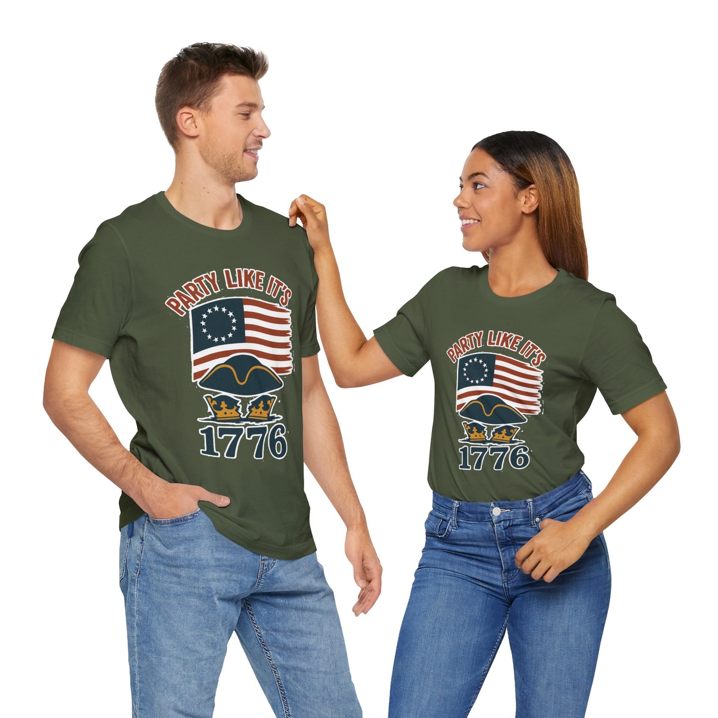Party Like It’s 1776 T-Shirt – Revolutionary Spirit USA Tee - WhimSpin - https://whimspin.com